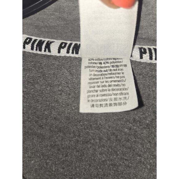 PINK Victoria Secret ARMY GREEN/GRAY HALF-ZIP LONG SLEEVE Jacket, SIZE Small - Picture 4 of 4